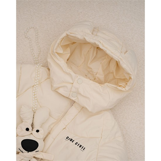 ست کاپشن و عروسک مرواريدي طرح GODE