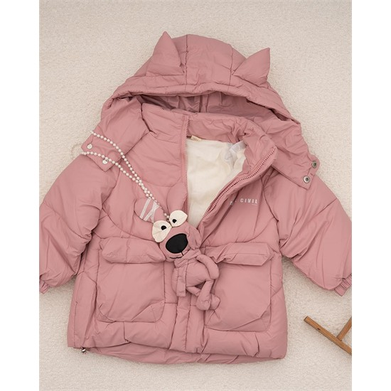 ست کاپشن و عروسک مرواريدي طرح GODE