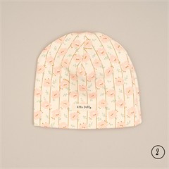 کلاه نخی دولایه گل گلی کد 4838