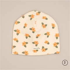 کلاه نخی دولایه گل گلی کد 4838