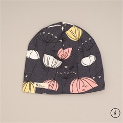 کلاه نخی دولایه گل گلی کد 4838