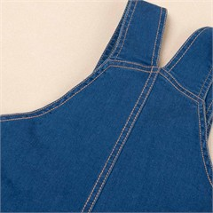 شلوارک پیشبندی جین طرح قلب کد 2316