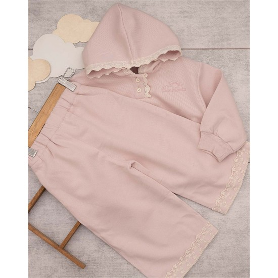 ست هودي و شلوار توردار