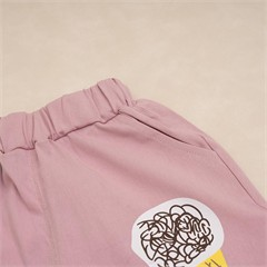ست تیشرت و شلوارک طرح بستنی کد 7279