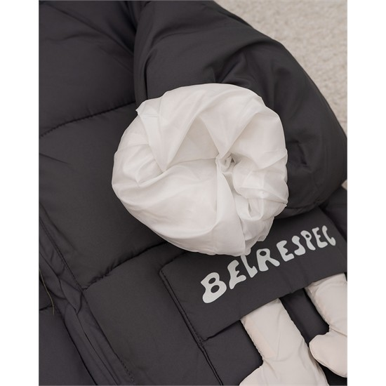 کاپشن طوسي خرس