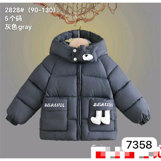 کاپشن طوسی خرس کد 7358