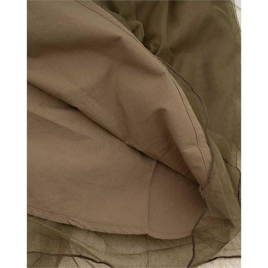 پيراهن سبز يقه گيپور