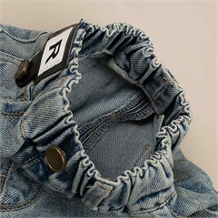 شلوار مام فیت جین طرح R کد 7027