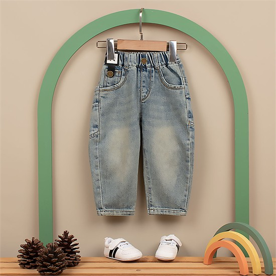 شلوار مام فيت جين طرح R