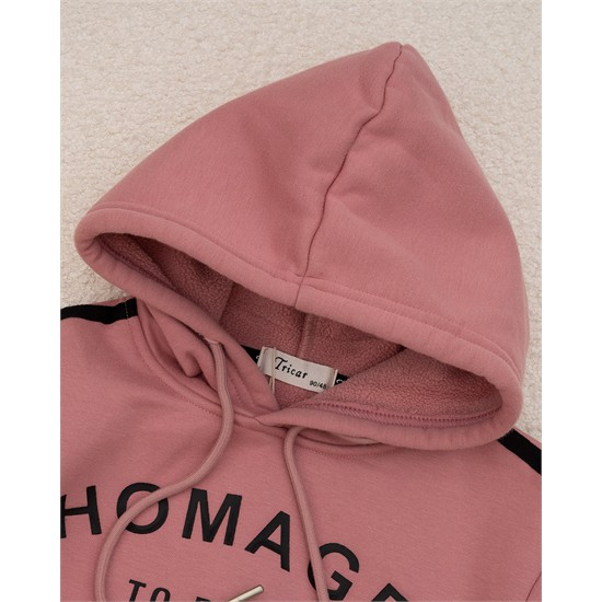 هودي کراپ صورتي