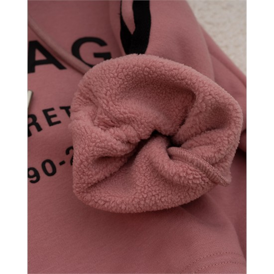 هودي کراپ صورتي