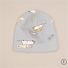 کلاه نخی دولایه طرح ماشین کاروان کد 4843