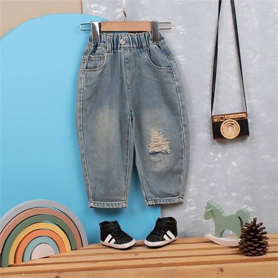 شلوار جین تک زاپ کد 7032