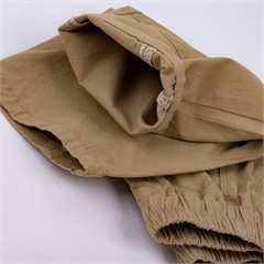 شلوارک کتان کرم نسکافه ای کد 3577