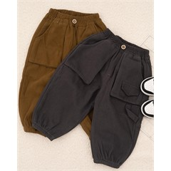 شلوار کتان لاينر دار دو جيب