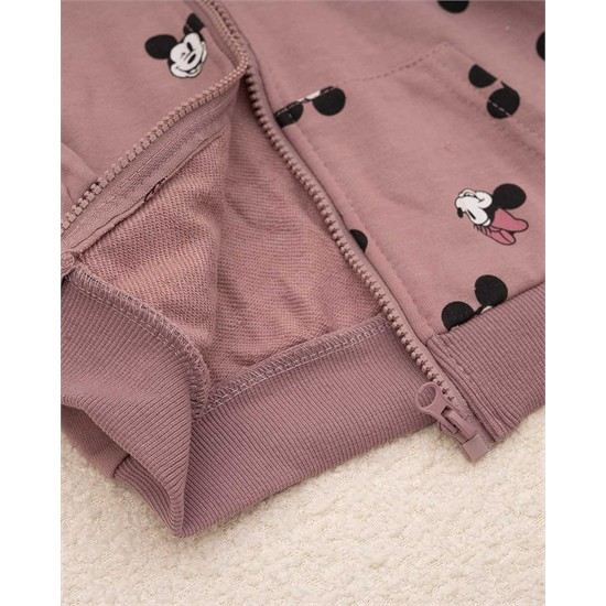 ست سویشرت و شلوار بنفش میکی کد 7491