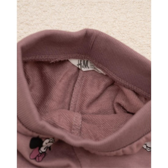 ست سویشرت و شلوار بنفش میکی کد 7491