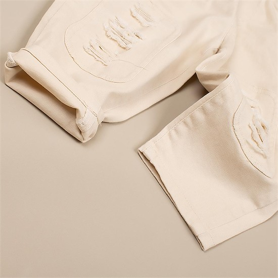 شلوار مام فیت کتان کد 6090