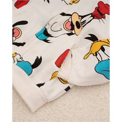 ست سویشرت و شلوار داخل کرک شیری یوگی و داکی کد 7492