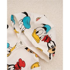 ست سویشرت و شلوار داخل کرک شیری یوگی و داکی کد 7492