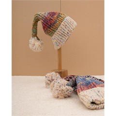 کلاه بافت طرح آبرنگی