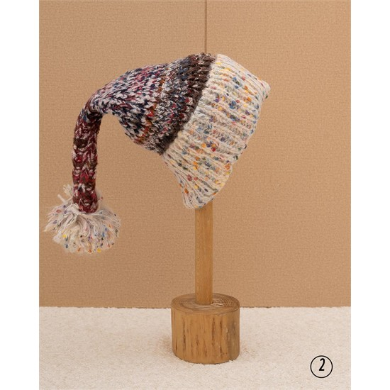 کلاه بافت طرح آبرنگی