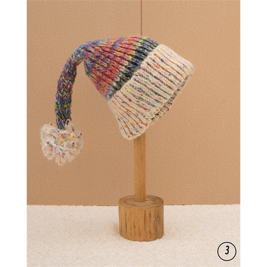 کلاه بافت طرح آبرنگی