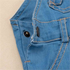 شلوارک پیشبندی جین کد 2321
