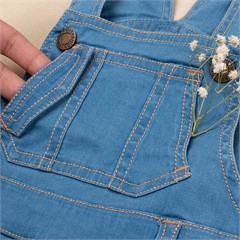 شلوارک پیشبندی جین کد 2321
