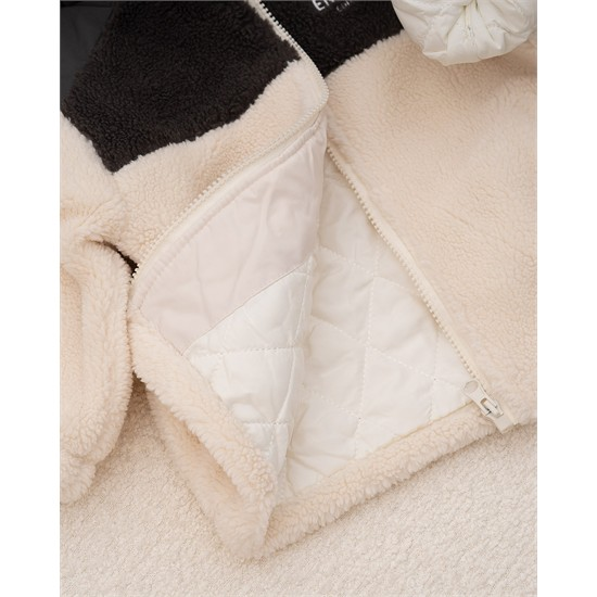 کاپشن بوفالو شيري طوسي