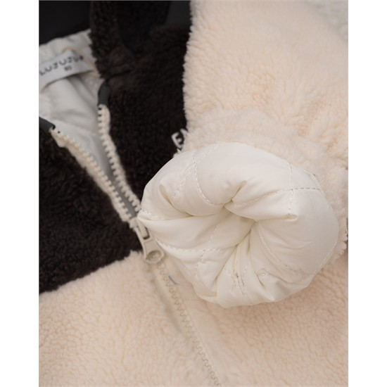 کاپشن بوفالو شيري طوسي