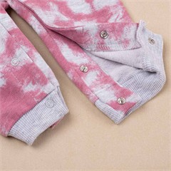 ست سه تکه کد 2302 شلوار پیشبندی وبادی و تل سر ابر و بادی