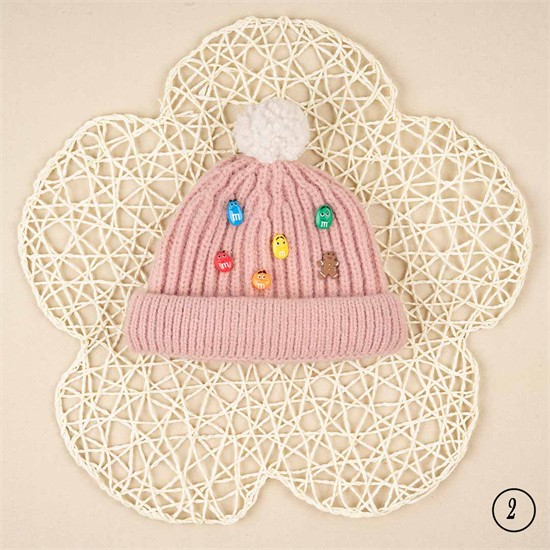 کلاه تک بافت طرح اسمارتیس کد 3034