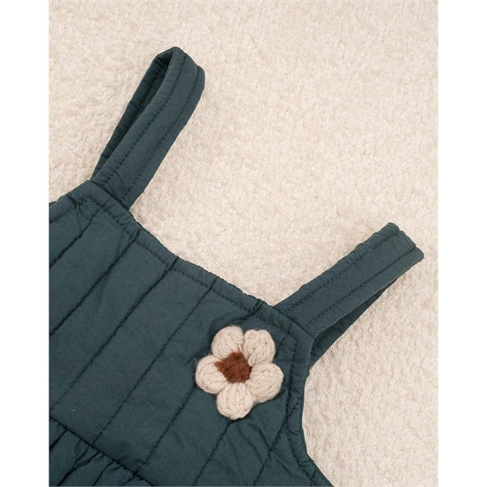 ست سارافن و بلوز مجبسي سبزآبي طرح گل