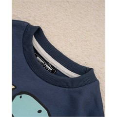 ست دورس و شلوار سرمه ای دایناسور کد 7489