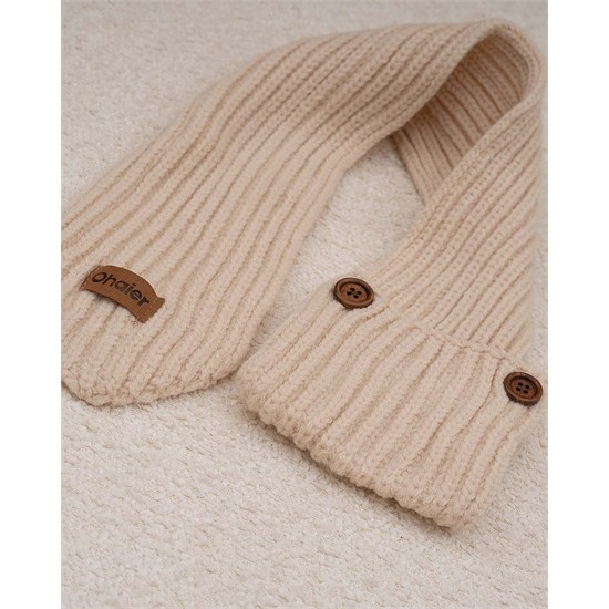 شال گردن بافت ساده