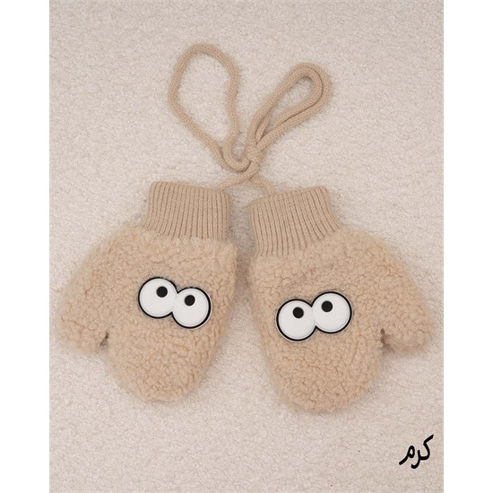 دستکش بافت طرح چشمک