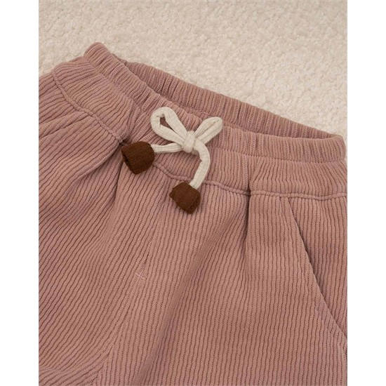 شلوار بگ استايل مخمل کبريتي دمپا چين دار