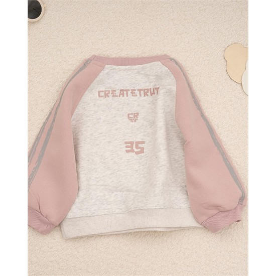 دورس تک طوسي ملانژ آستين صورتي