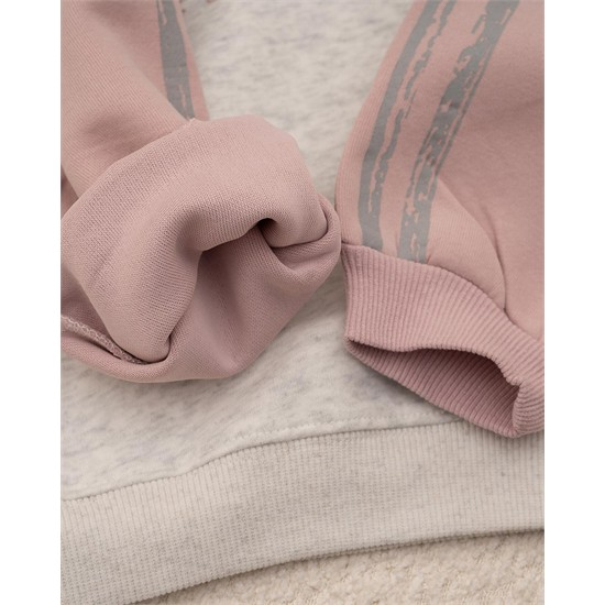 دورس تک طوسي ملانژ آستين صورتي