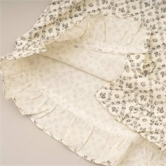 ست سه تکه کد 7194 شومیز + تاپ نیم تنه + شلوار گل گلی 