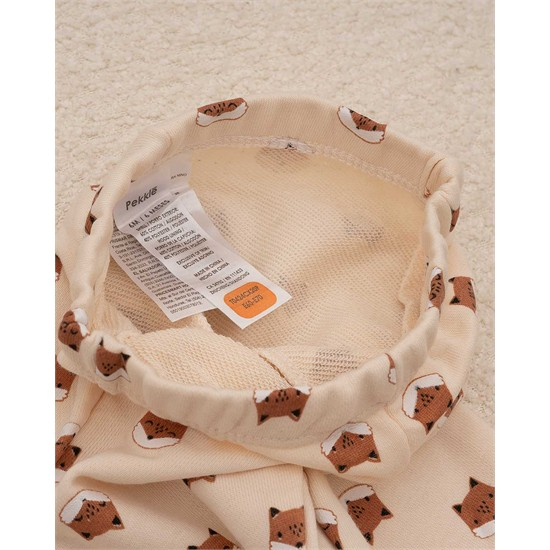 ست سه تکه کد 7507 سویشرت، شلوار و بادی طرح باغ وحش