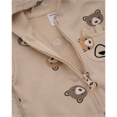 ست سه تکه کد 7509 سویشرت، شلوار و بادی طرح کیوت