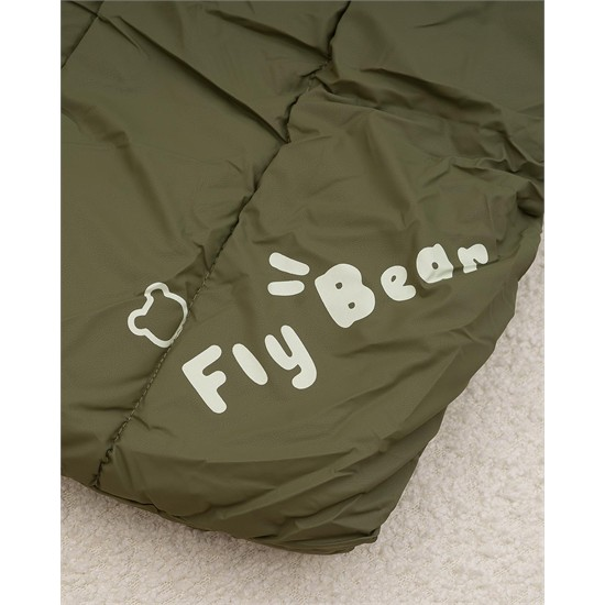 ست کاپشن و بادي بگ سبز خرس