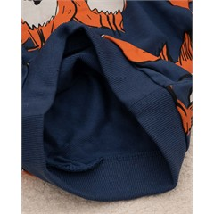 ست دورس و شلوار سرمه ای روباه کد 7487