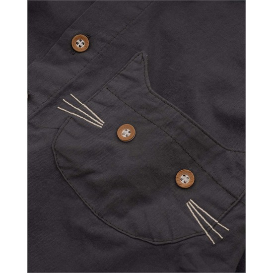 پیراهن کتان طرح پیشی کد 7468