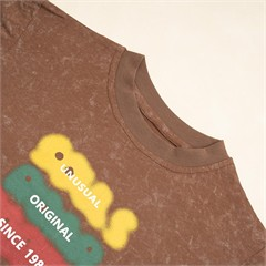 تی شرت تک قهوه ای کد 7248