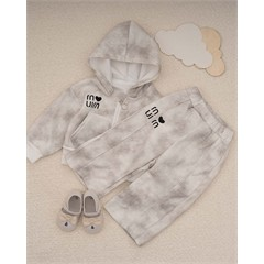 ست سویشرت و شلوار اکلیلی شاینی کد 7477