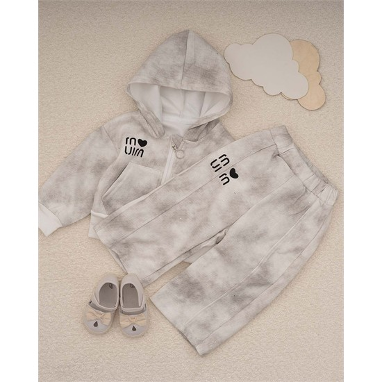 ست سویشرت و شلوار اکلیلی شاینی کد 7477