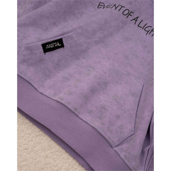 هودي بنفش طرح ابر و بادي